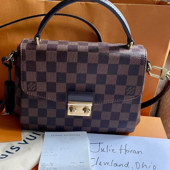 Louis Vuitton Damier Ebene Croisette - Picture 8 of 12